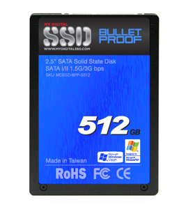 MyDigitalSSD Bullet Proof 2.5 inch SATA II SSD
